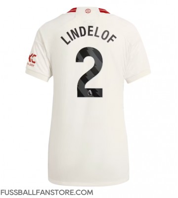 Manchester United Victor Lindelof #2 Replik 3rd trikot Damen 2023-24 Kurzarm